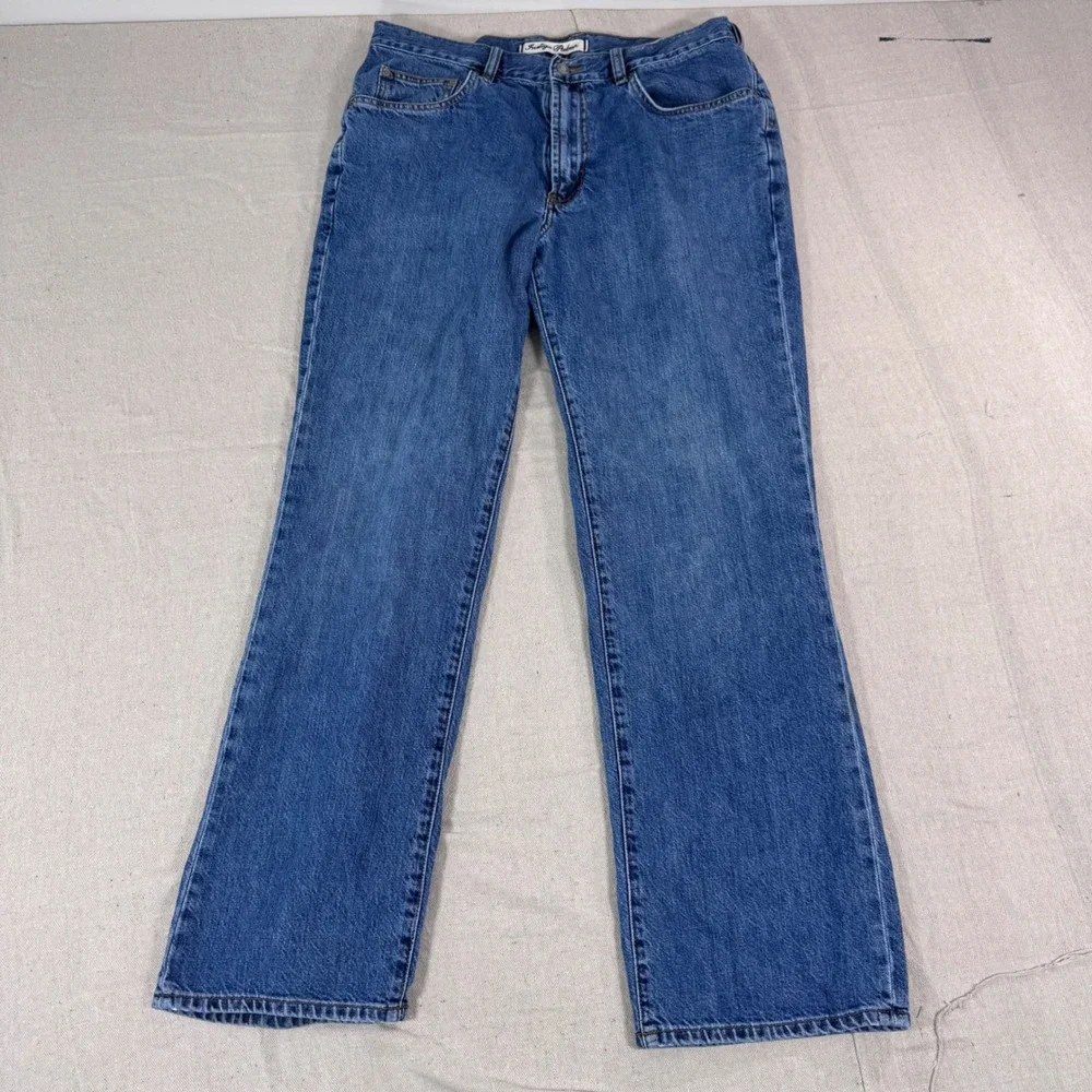 Indigo Palms Jeans Mens 35x32 Blue Excellent Classic Fit‎ Straight Leg Cotton